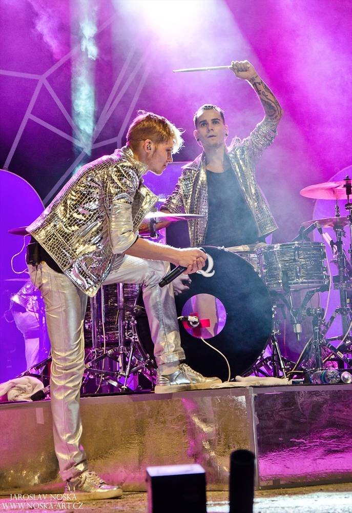 Mandrage v Litvínově: Open air zastávka před podzimní částí turné