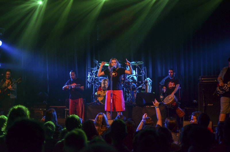 Gaia Mesiah opět na scéně: Nacpaná Fléda zažila řádění Marky Rybin a spol.