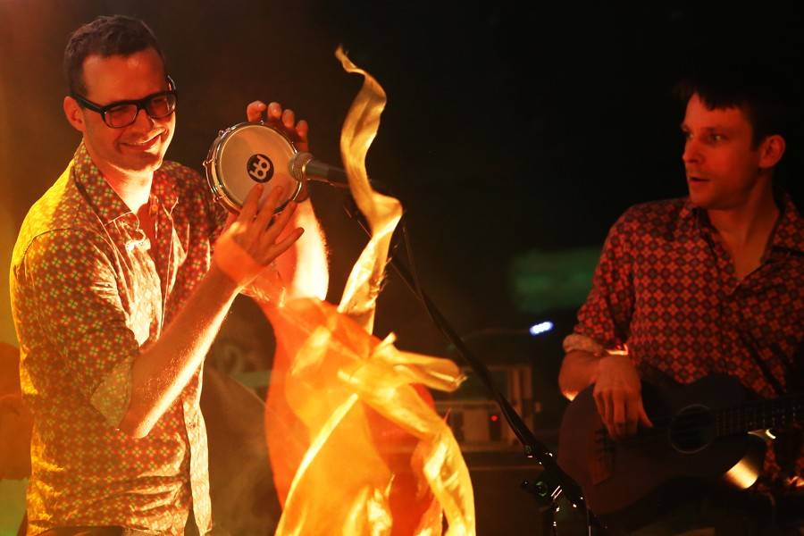 MIG 21 představili v Brně nový zpěvník, dámy sundavaly kalhotky