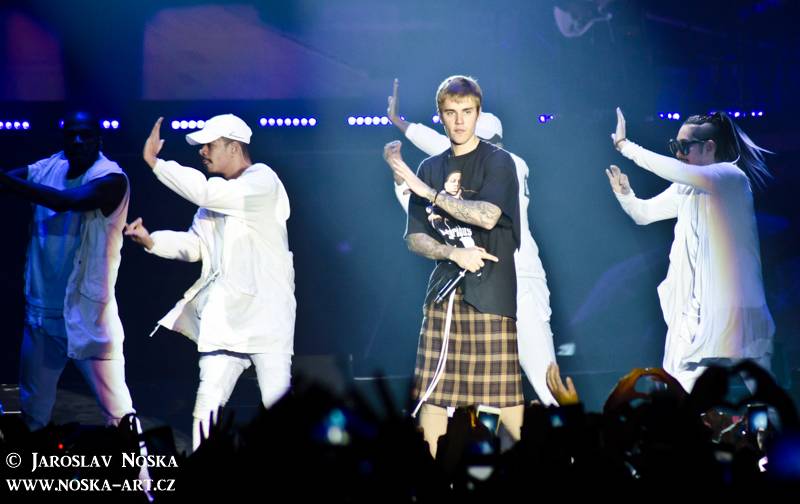 Justin Bieber v Praze: Vyprodanou O2 arenou zněly hity z alba Purpose