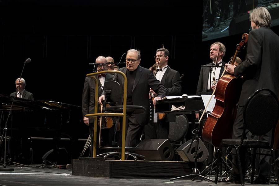 Ennio Morricone v Praze: Ovace vyprodané O2 areny sklidil hned od počátku