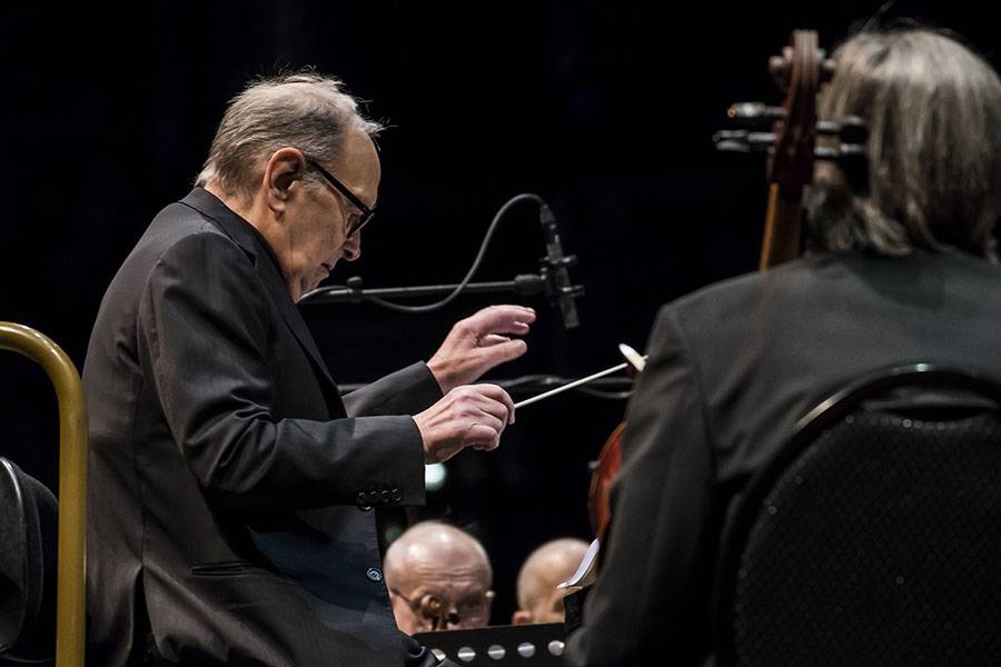 Ennio Morricone v Praze: Ovace vyprodané O2 areny sklidil hned od počátku