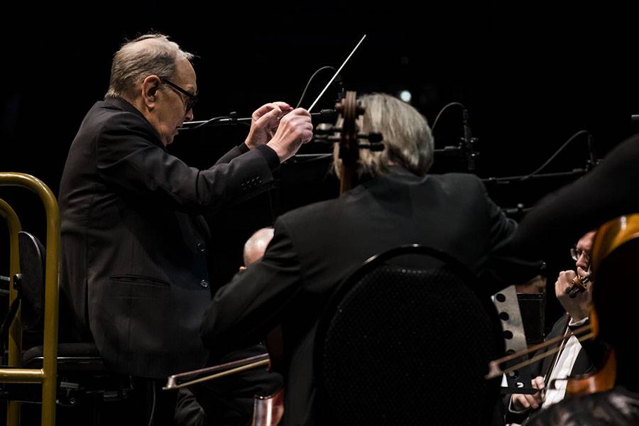 Ennio Morricone v Praze: Ovace vyprodané O2 areny sklidil hned od počátku