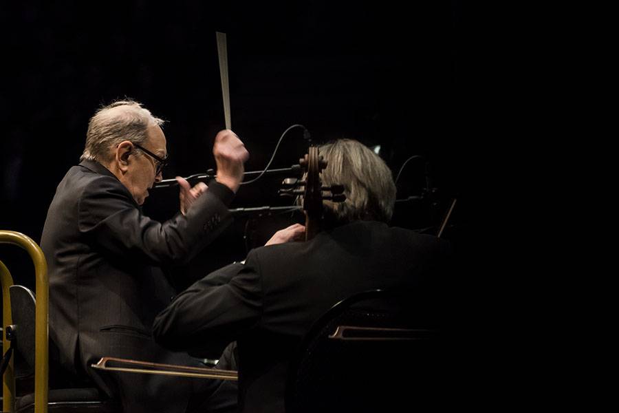 Ennio Morricone v Praze: Ovace vyprodané O2 areny sklidil hned od počátku