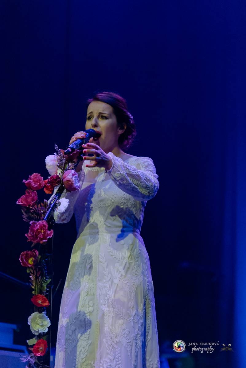 Katarína Knechtová zpívala pražské Hybernii: 