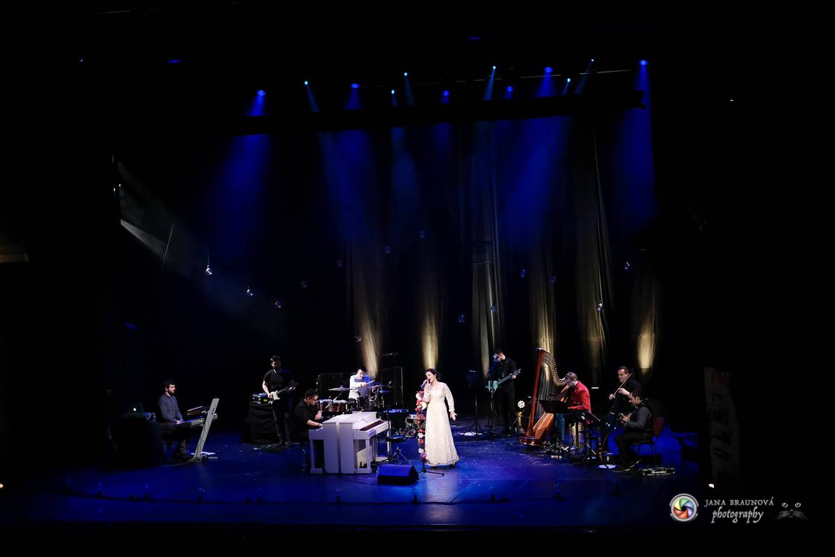 Katarína Knechtová zpívala pražské Hybernii: 