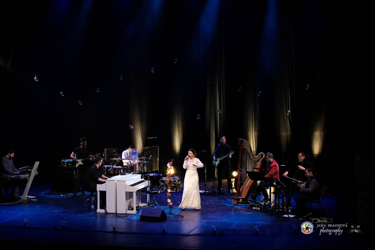 Katarína Knechtová zpívala pražské Hybernii: 