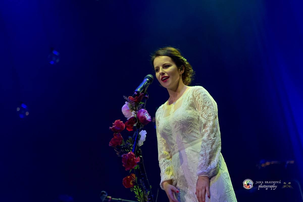 Katarína Knechtová zpívala pražské Hybernii: 