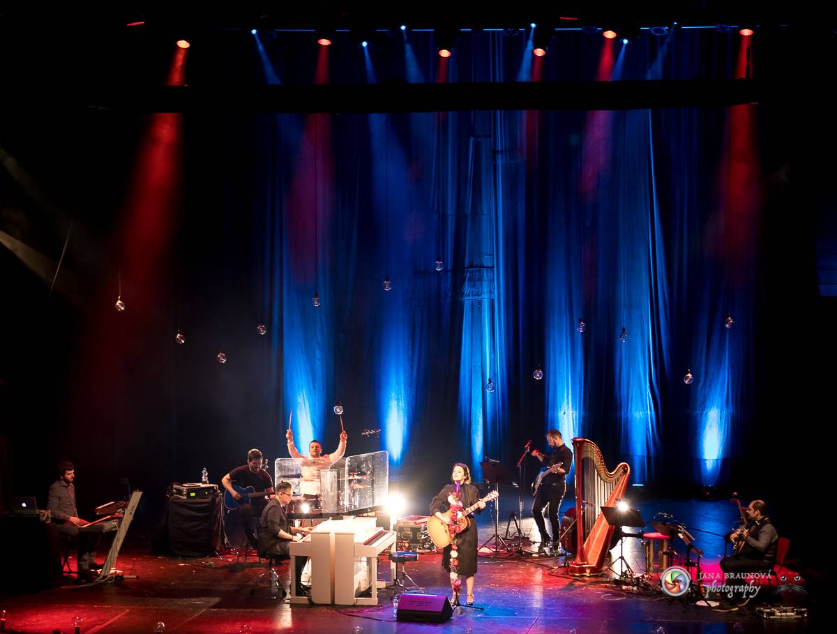 Katarína Knechtová zpívala pražské Hybernii: 