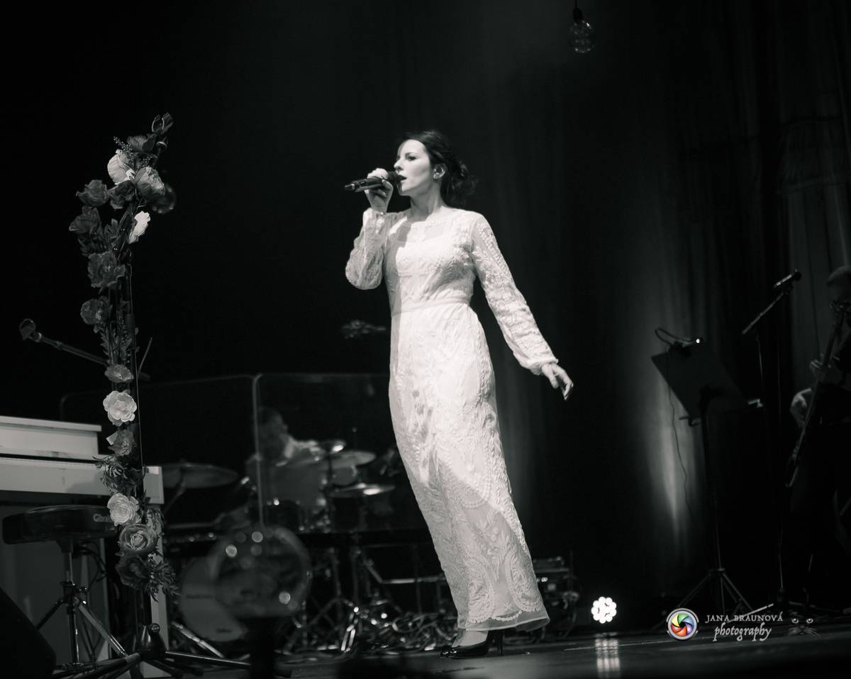 Katarína Knechtová zpívala pražské Hybernii: 