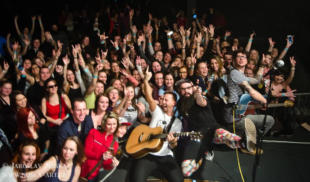 Pekař a Jakub Děkan v obklopení hostů: Malý Velký Tour dorazilo do Prahy