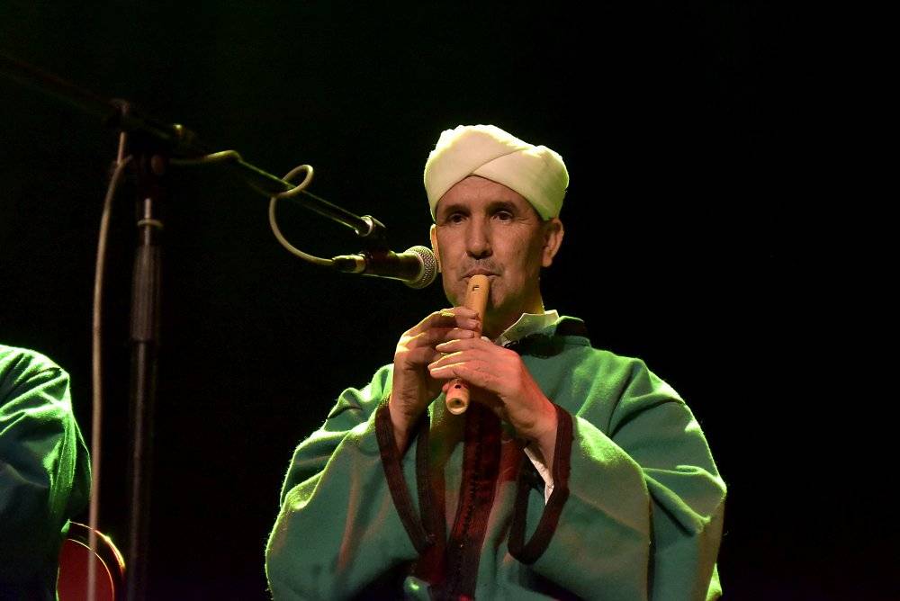 Fascinující transovní hudba z Maroka v podání Jajouka zněla Akropolí