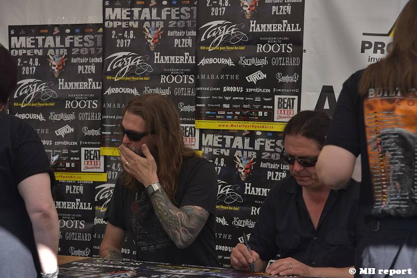 Metalfest v Plzni: První den metalového svátku ovládli Hammerfall, Airbourne nebo Primal Fear