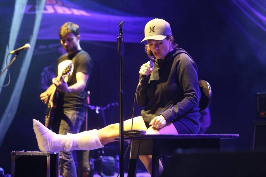 Na slavkovském Topfestu zahráli angličtí The Rubettes, Marta Jandová vystoupila i se zlomenou nohou