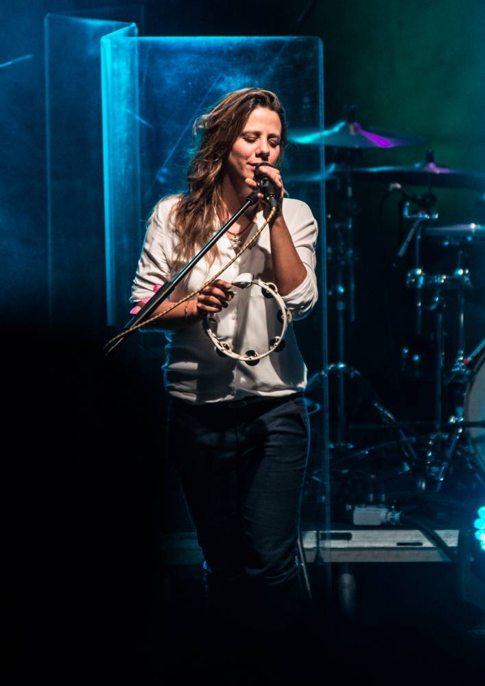 Aneta Langerová zpívala na Vyšehradě o srpnových kometách i o tom, jak se nad Prahou stmívá