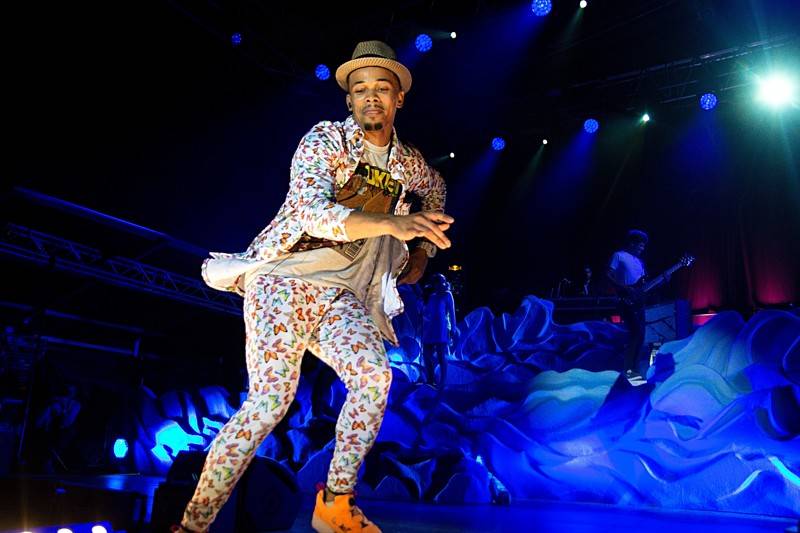 Ben Cristovao předvedl ve Žlutých lázních skvělou show plnou překvapení