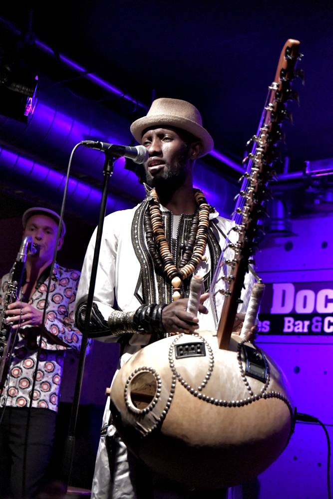 Moussa Cissokho - Jan Galega Bronnimann - Omri Hason African Project hráli v Jazz Docku