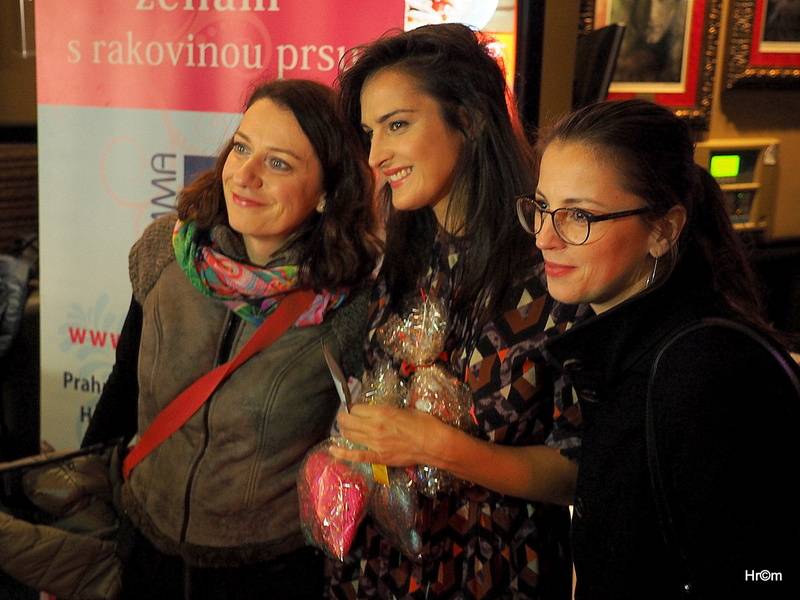 Jana Kirschner vystoupila v Praze na podporu prevence rakoviny prsu