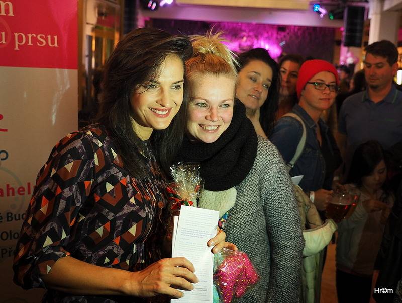 Jana Kirschner vystoupila v Praze na podporu prevence rakoviny prsu