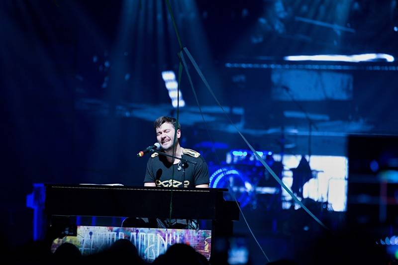 Marek Ztracený přivedl na výroční koncert do Fora Karlín i Karla Gotta