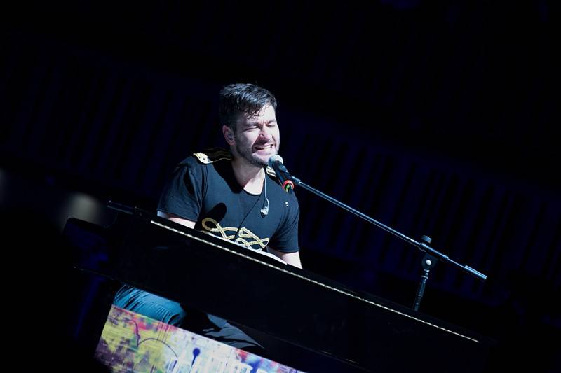 Marek Ztracený přivedl na výroční koncert do Fora Karlín i Karla Gotta