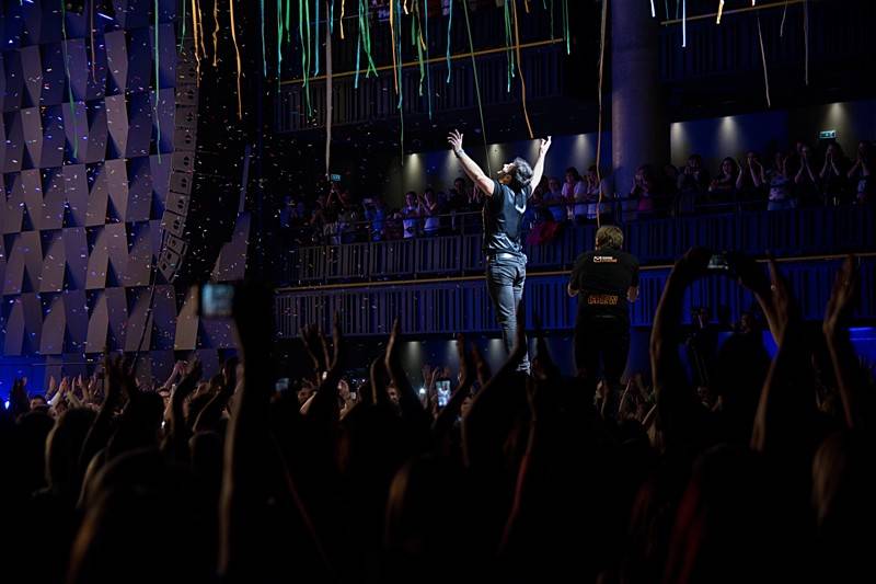 Marek Ztracený přivedl na výroční koncert do Fora Karlín i Karla Gotta