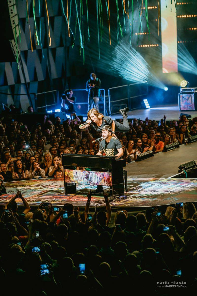 Marek Ztracený oslavoval ve Foru Karlín ve velkém stylu, gratulovali i Karel Gott a Marta Jandová