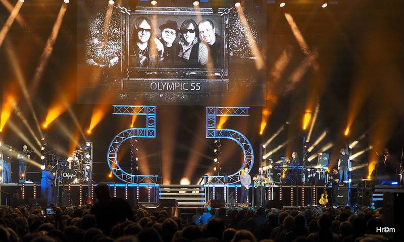 Olympic oslavil 55 let v O2 areně se spoustou hostů: Přišli Richard Krajčo, Petra Janů i Michal Malátný