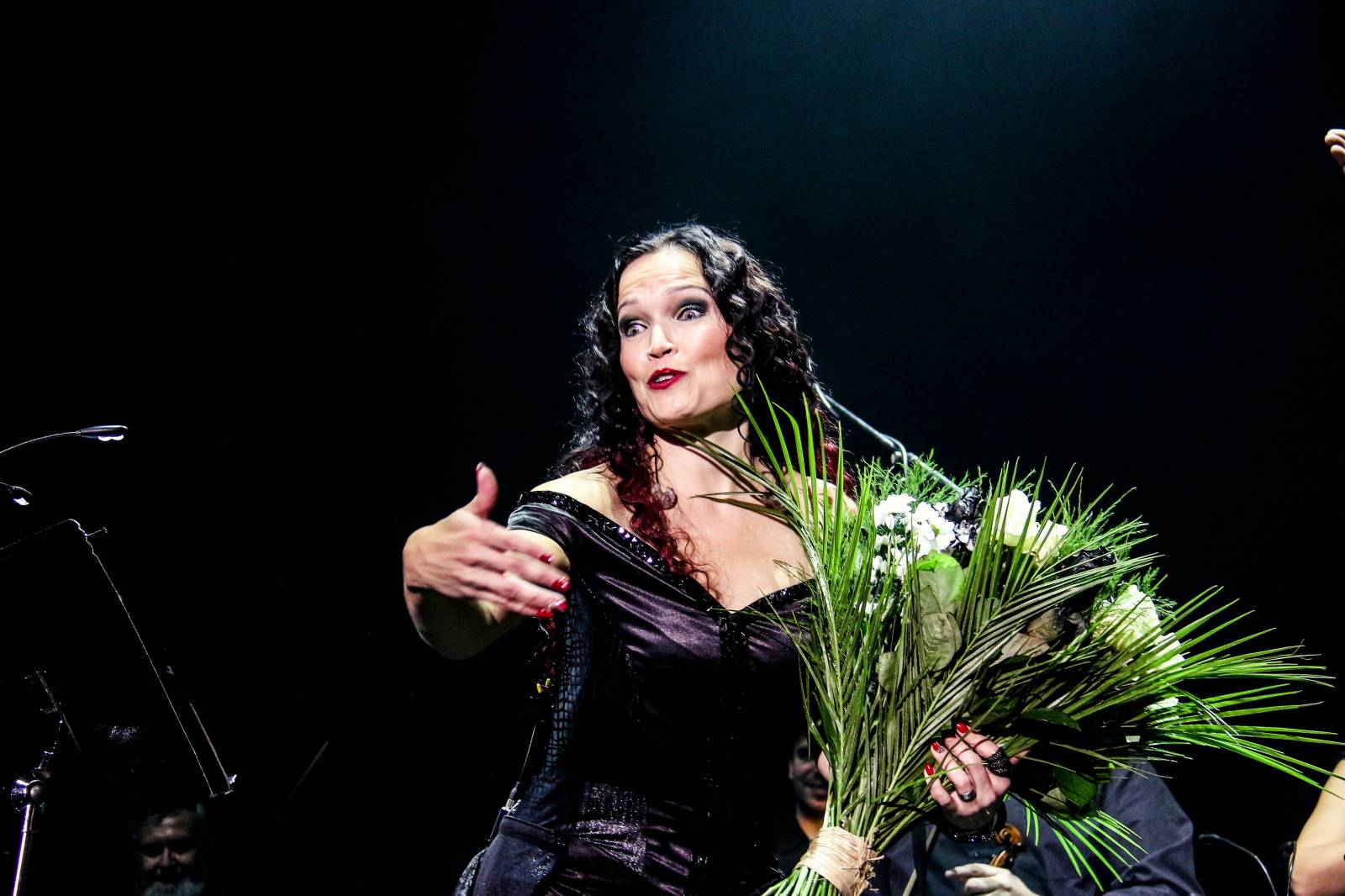 Tarja Turunen, bývalá zpěvačka Nightwish, zazpívala v Praze v rámci vánočního turné s filharmonií