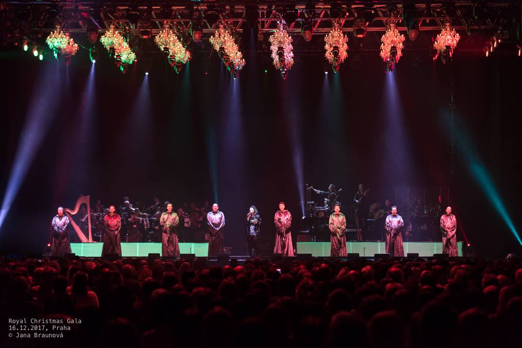 Sarah Brightman vystoupila v rámci vánočního turné s Gregorian v pražské Tipsport aréně