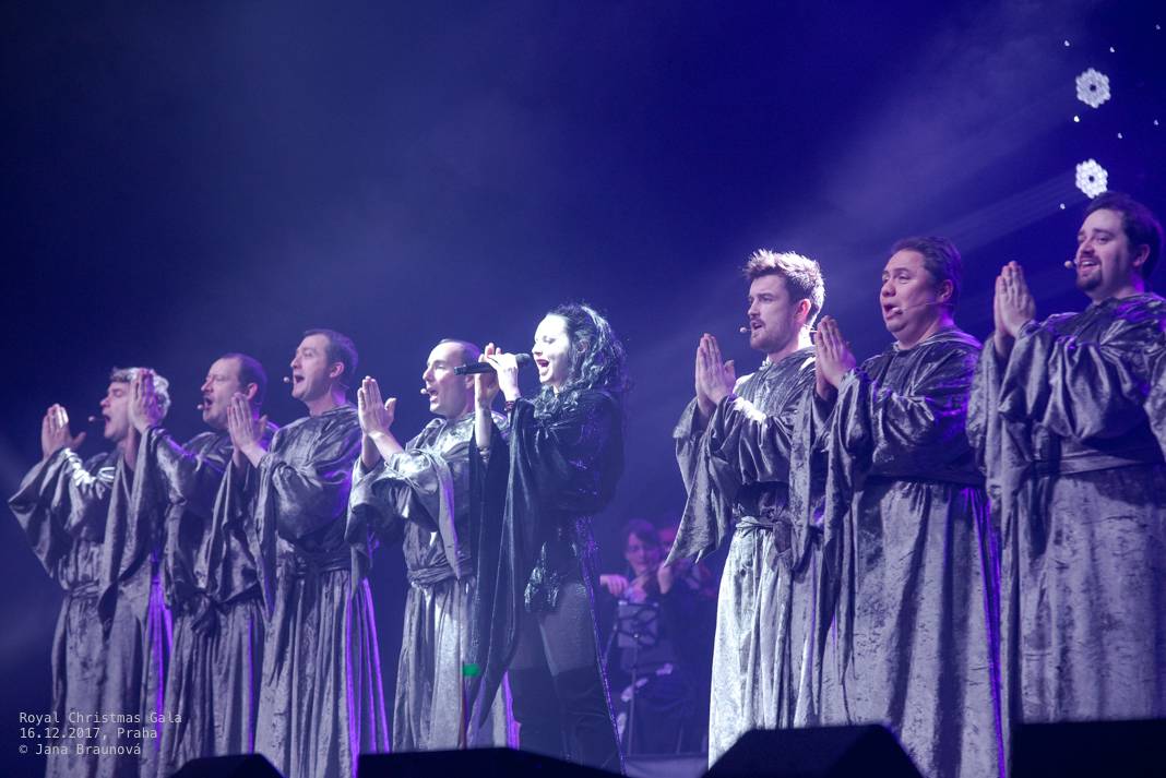 Sarah Brightman vystoupila v rámci vánočního turné s Gregorian v pražské Tipsport aréně