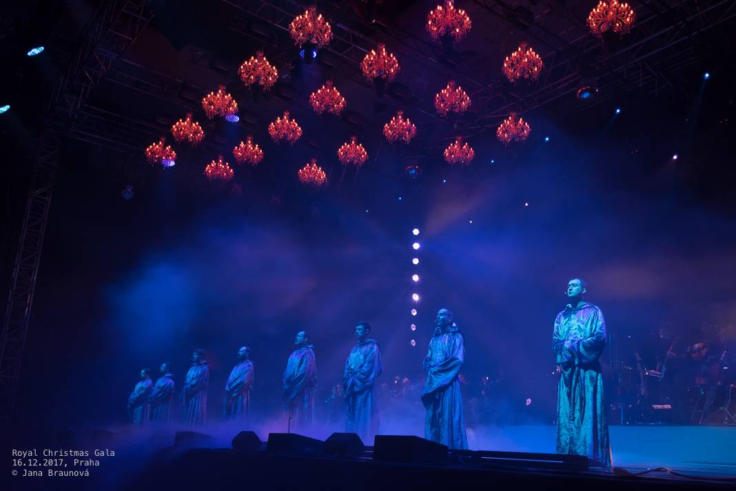 Sarah Brightman vystoupila v rámci vánočního turné s Gregorian v pražské Tipsport aréně