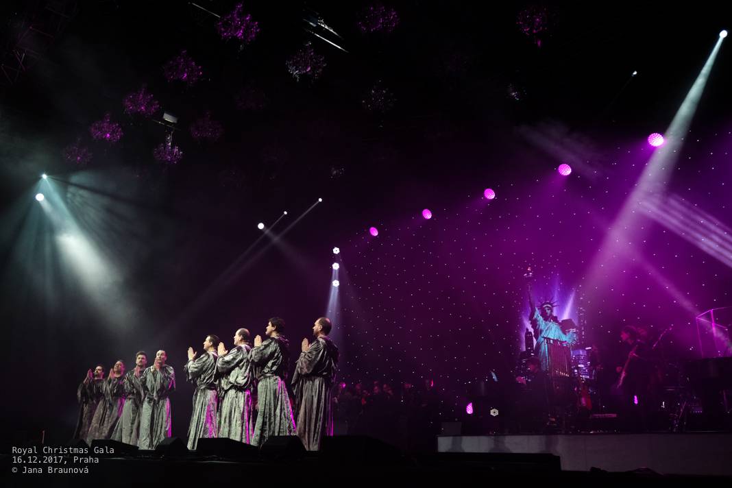 Sarah Brightman vystoupila v rámci vánočního turné s Gregorian v pražské Tipsport aréně