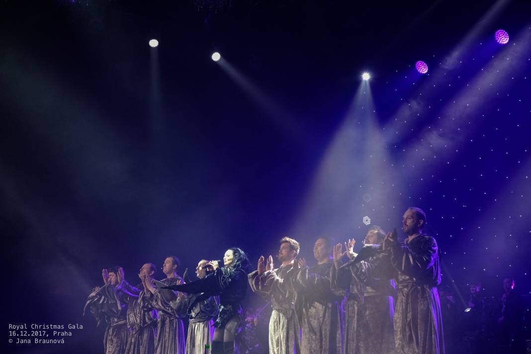 Sarah Brightman vystoupila v rámci vánočního turné s Gregorian v pražské Tipsport aréně