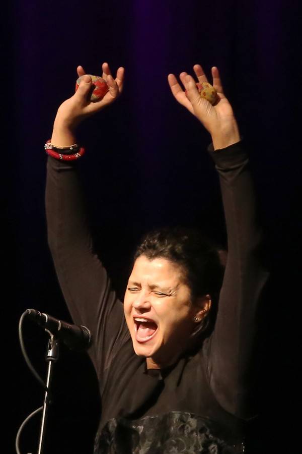 Iva Bittová řádila v Hodoníně, doprovodili ji Čikori