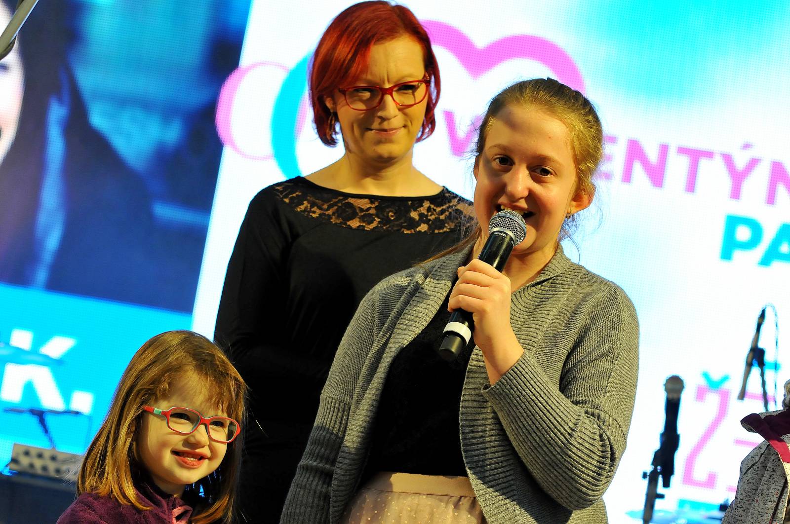 Anna K., Pokáč a Honza Křížek bavili návštěvníky Valentýnské party Žebříku