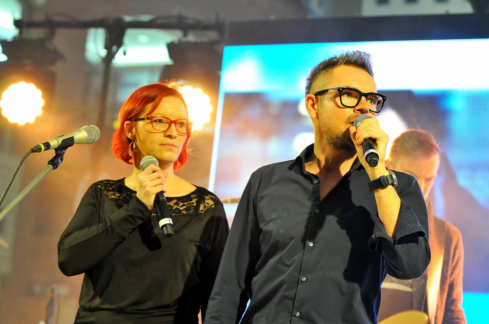 Anna K., Pokáč a Honza Křížek bavili návštěvníky Valentýnské party Žebříku