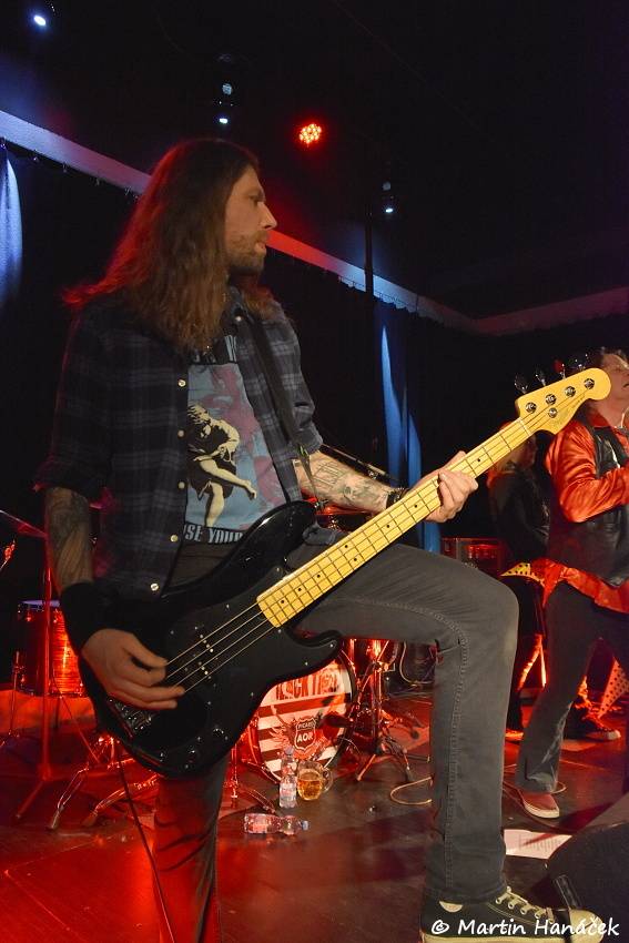 David Reece, bývalý zpěvák Accept, přijel se svými Sainted Sinners do Plzně