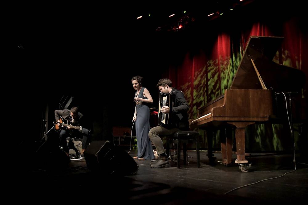 Moravské lidové písně zněly Palácem Akropolis v podání Julie Úlehly