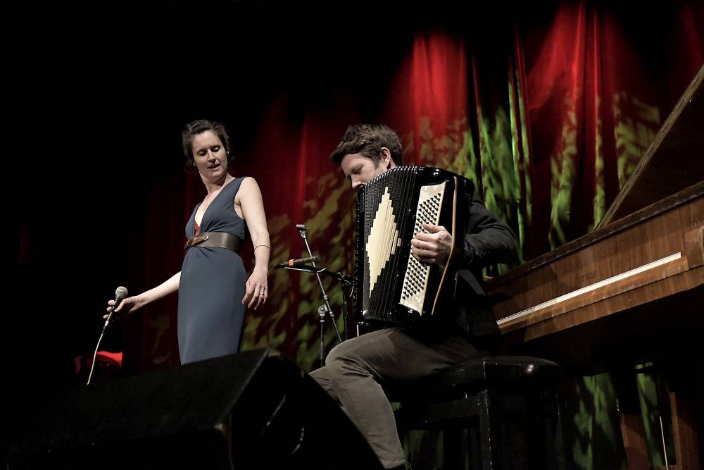 Moravské lidové písně zněly Palácem Akropolis v podání Julie Úlehly