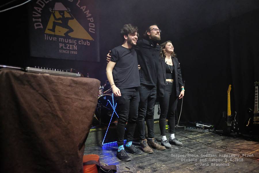teepee se vrátili do plzeňského Divadla pod lampou, přivezli s sebou rakouské Those Goddamn Hippies