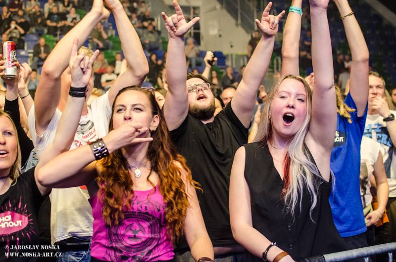 Raprint fest v Mostě ovládli Arakain s Lucií Bílou