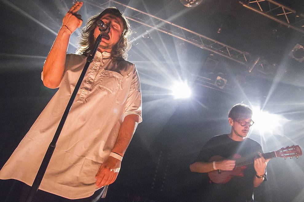 Billy Barman se v Praze předvedli spolu se slovenskými zpěvačkami