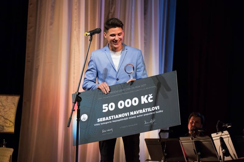 Ceny OSA byly uděleny v pražském Divadle ABC. Zvítězili Richard Krajčo, Sebastian nebo Wabi Daněk