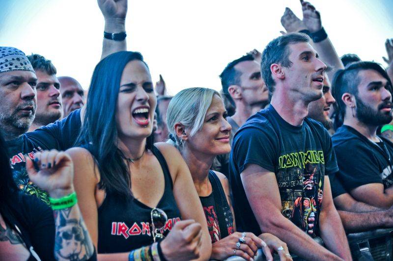 Iron Maiden po dvou letech opět zabouřili v Praze. Na letišti v Letňanech jim aplaudovalo 30 tisíc lidí