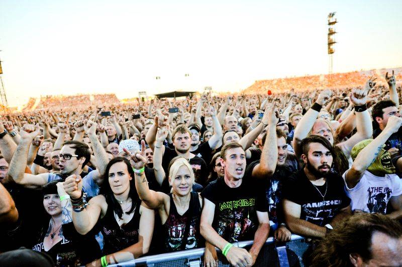 Iron Maiden po dvou letech opět zabouřili v Praze. Na letišti v Letňanech jim aplaudovalo 30 tisíc lidí