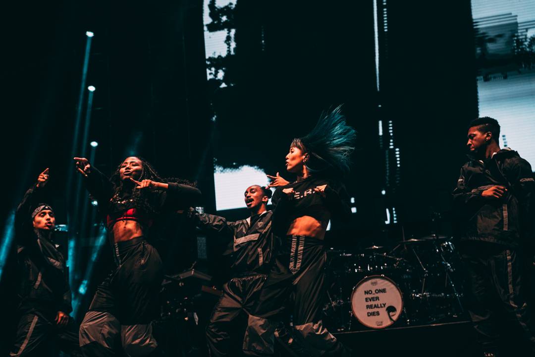 Propršený první den Colours Of Ostrava roztančili N.E.R.D. s Pharrellem Williamsem