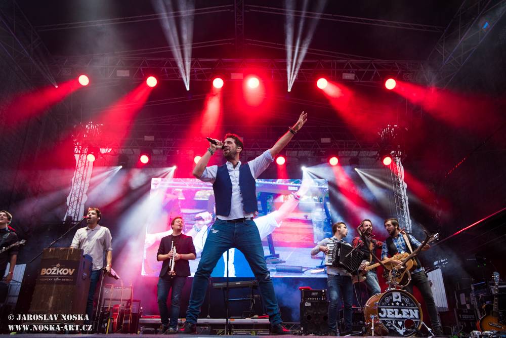 Radiofest v Ústí nad Labem: Finále programu obstarali Jelen a Mandrage s pompézní show 