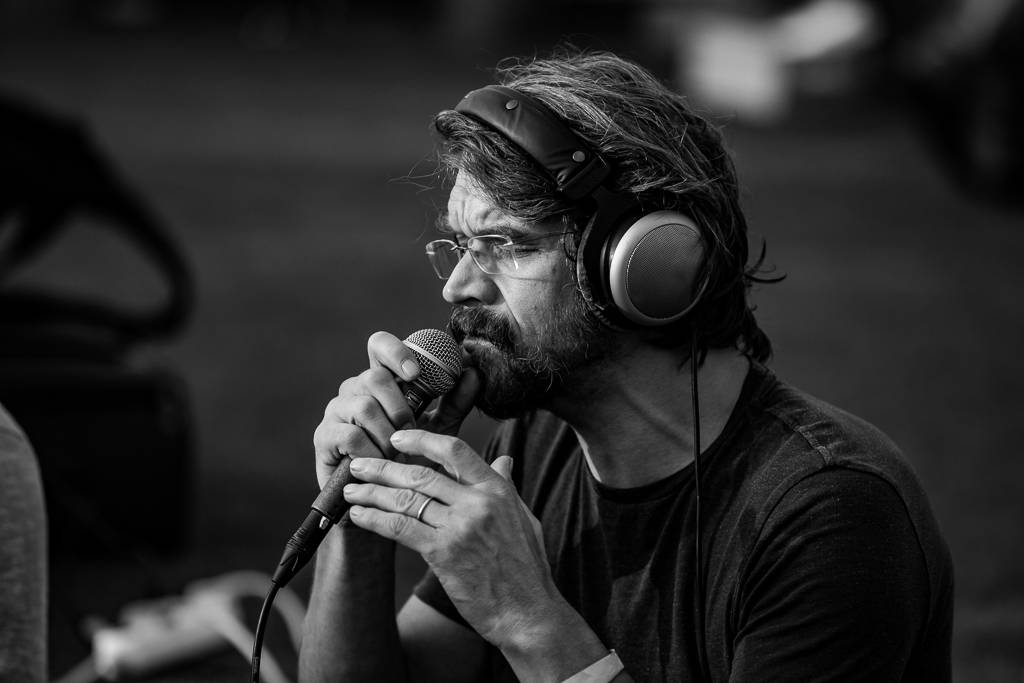 Dan Bárta a En.Dru vítali na střeše Lucerny východ slunce