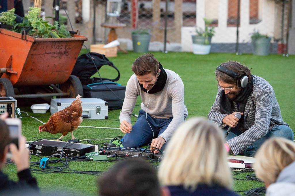 Dan Bárta a En.Dru vítali na střeše Lucerny východ slunce